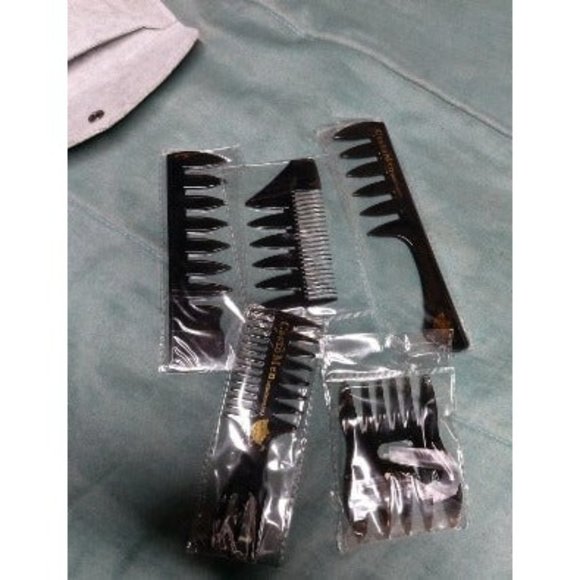 New 5 PCS Hair Comb Styling Set Barber Hairstylist Accessories. - Picture 2 of 2